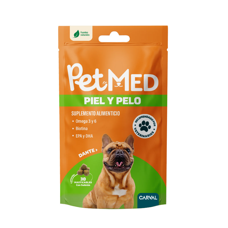 Pet Med Suplemento Piel y Pelo para Perros