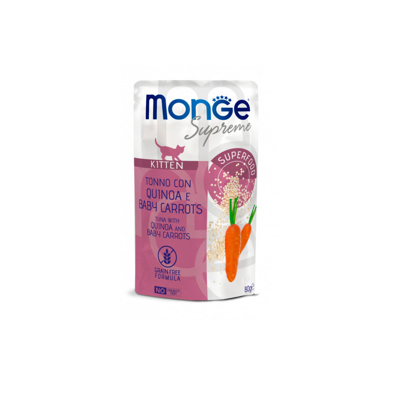 Nuestro alimento premium para gatitos está especialmente formulado para cubrir las necesidades nutricionales de los gatos en crecimiento. Recomendamos una ración diaria de 2-4 sobres para asegurar que tu gatito reciba todos los nutrientes esenciales. Este alimento para gatitos se puede servir a temperatura ambiente o tibio, adaptándose a las preferencias de tu mascota.