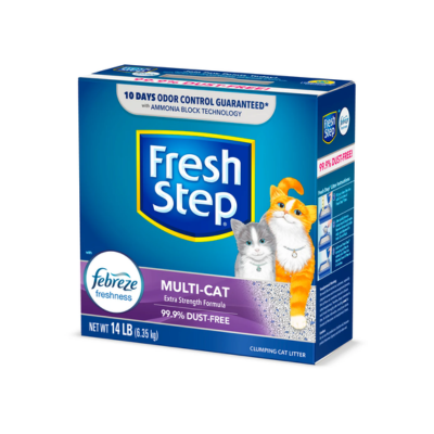 Arena Para Gatos Fresh Step Multi Cat Con Carbón Activado 14 Lb