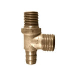 Tee conexión metálica chasis plástico tubo rc-524x