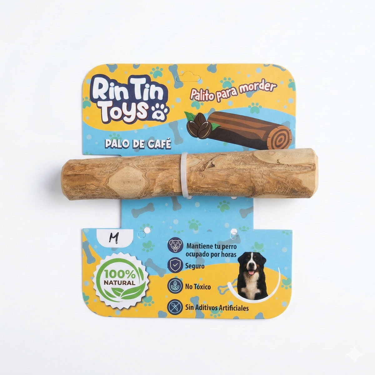 Juguete Perro Palito Café