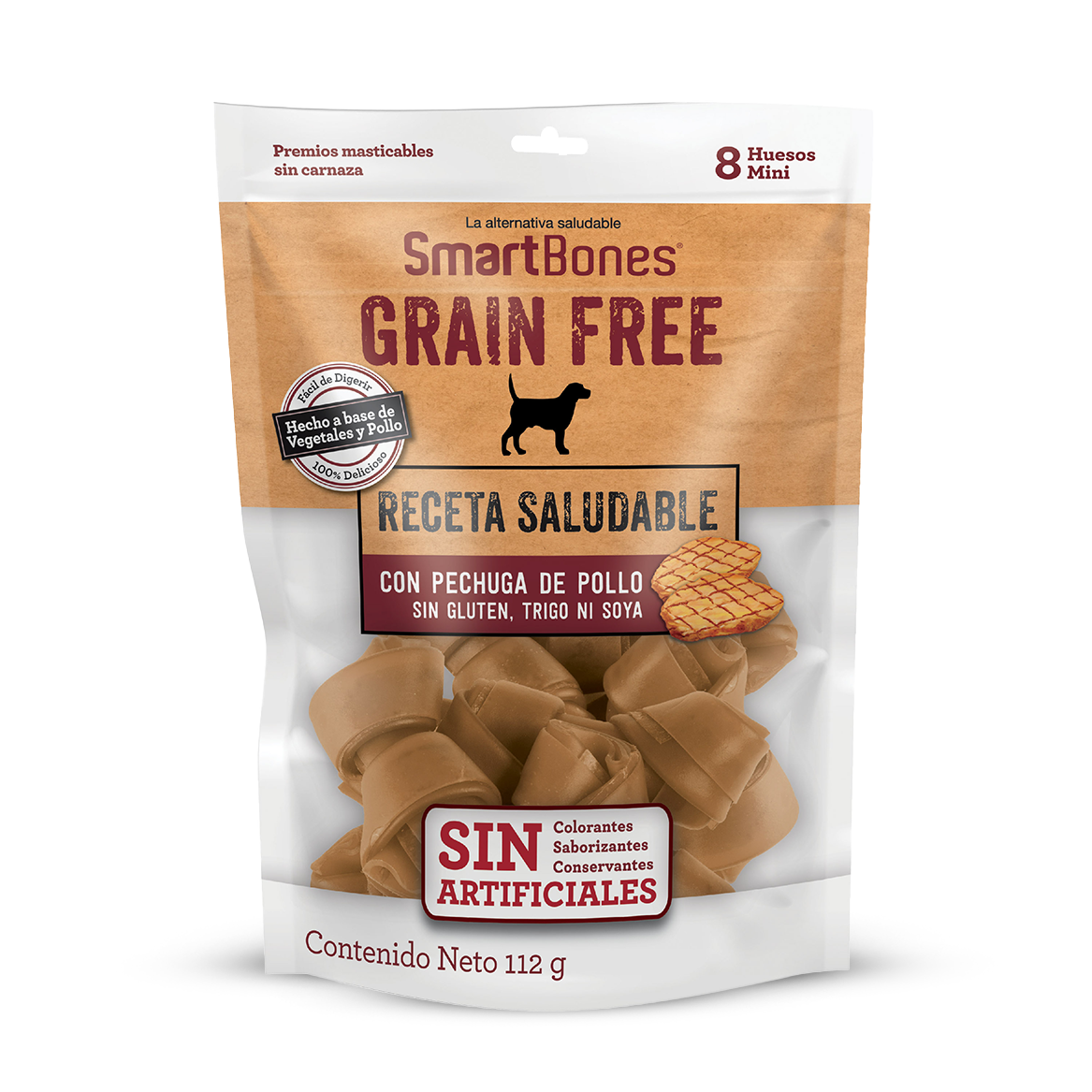 Smartbones Grain Free para Perros x 8 Huesos Mini
