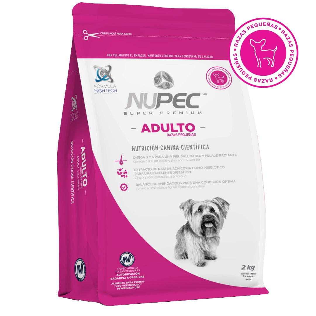 Nupec Perro Adulto Raza pequeña x 8 Kg