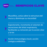 Mucolítico Solubron para Perros y Gatos 20 mg x 10 Tabletas