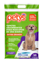 Tapetes Absorbentes Petys Extra-Grandes x30 Unds