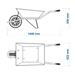 Carretilla Tramontina Extraforte 65 L