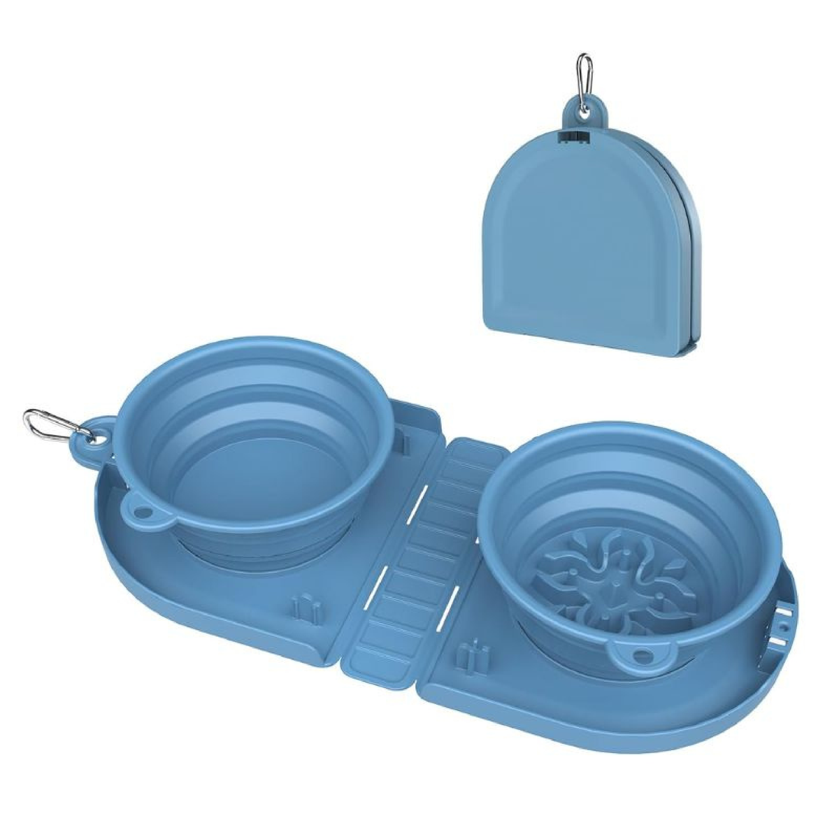 Tazon Azul Doble Plegable 