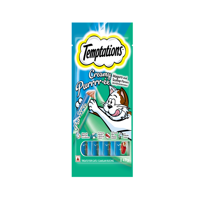 Temptations Creamy 48 g - Snack Cremoso para Gatos Adultos