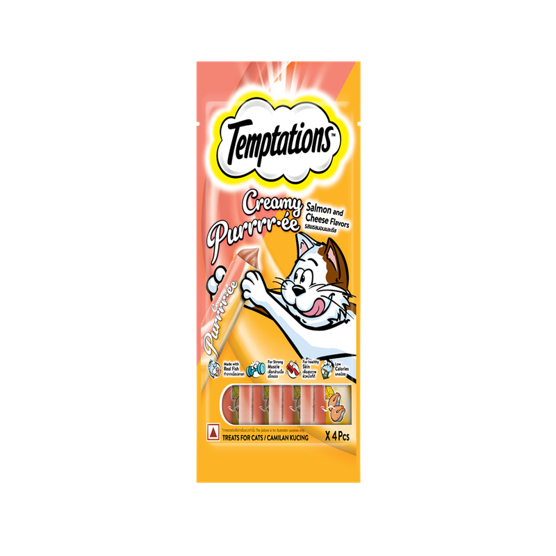 Temptations Creamy 48 g - Snack Cremoso para Gatos Adultos