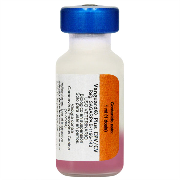 Vacuna Vanguard Puppy Parv-Trip S/L x 1 Dosis Contra Parvovirus y Tripanosomiasis