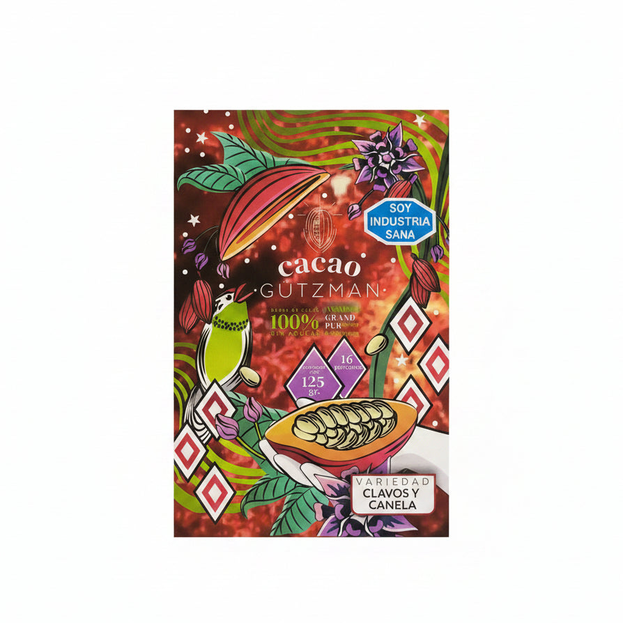Cacao gutzman 100% clavosycanela x125g