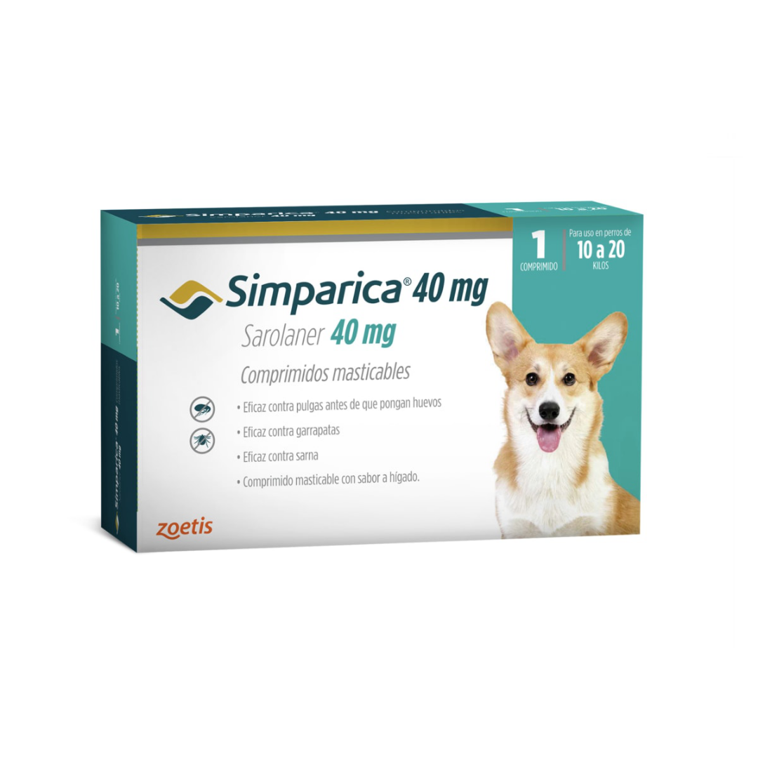 Simparica 40 Mg Caja x 1 Tableta