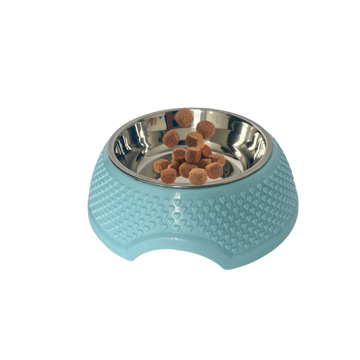 Comedero de Acero Inoxidable para Perros y Gatos