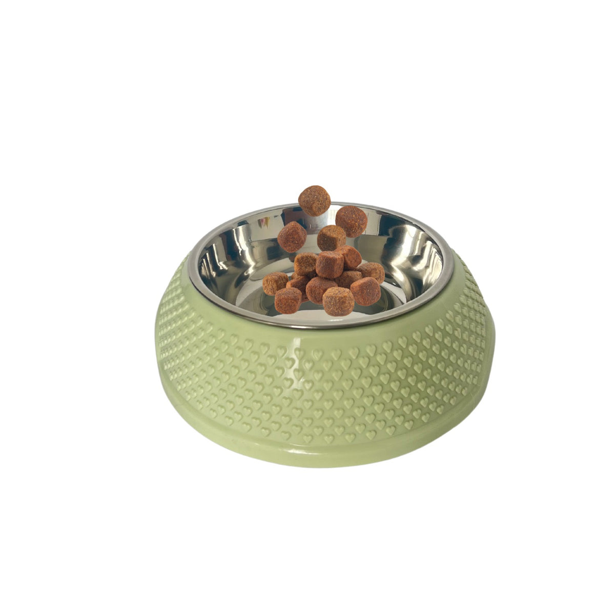 Comedero de Acero Inoxidable para Perros y Gatos