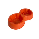 Comedero doble con forma de huella Perros y Gatos