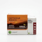 Ceftiofur sodico 4 g + flunixin megl 50 ml