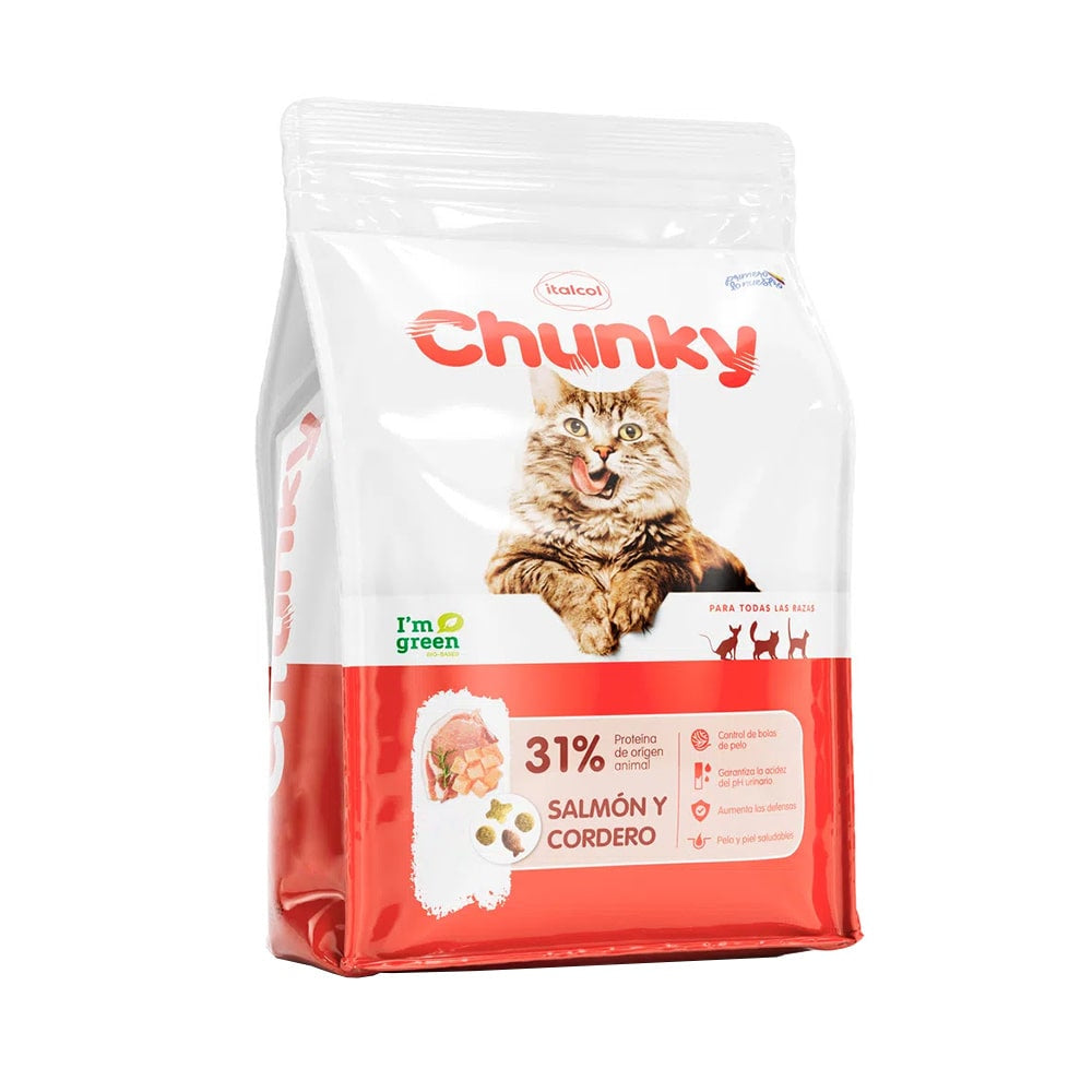 Chunky Gatos Salmón Y Cordero