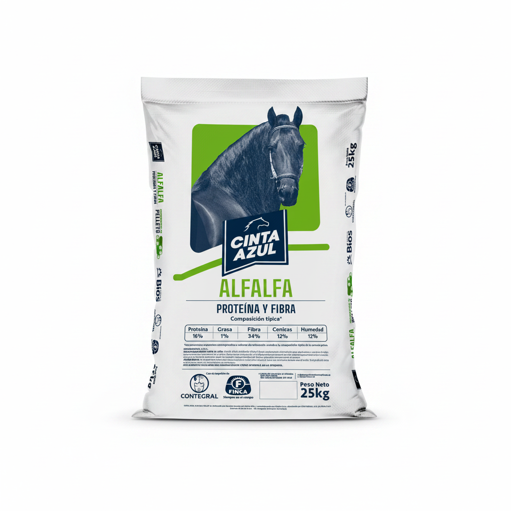 Cinta Azul Alfalfa Cubos x 25 Kg