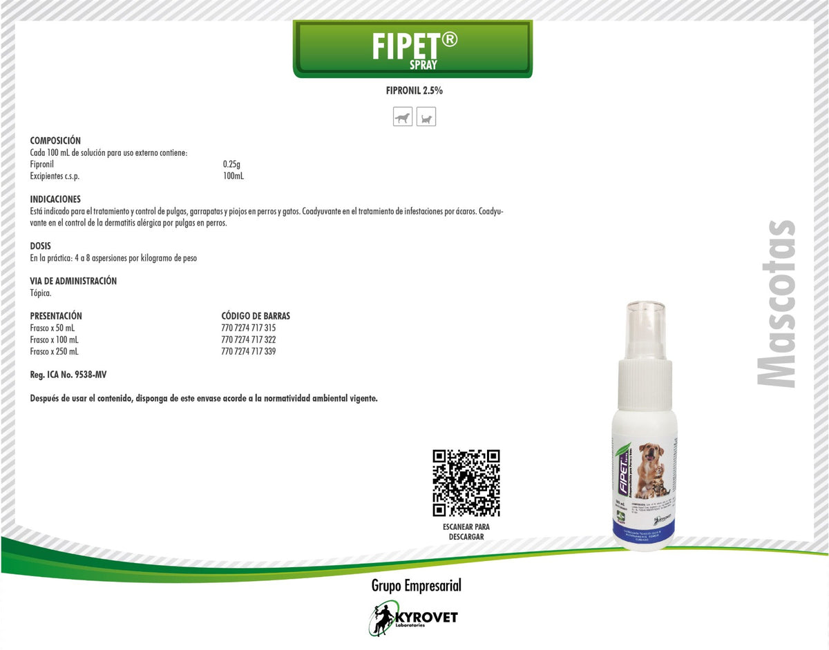 Fipet spray x 50 ml