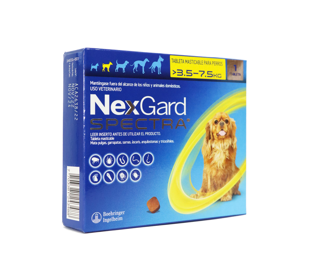 Nexgard Spectra S (3.5 A 7 Kg)