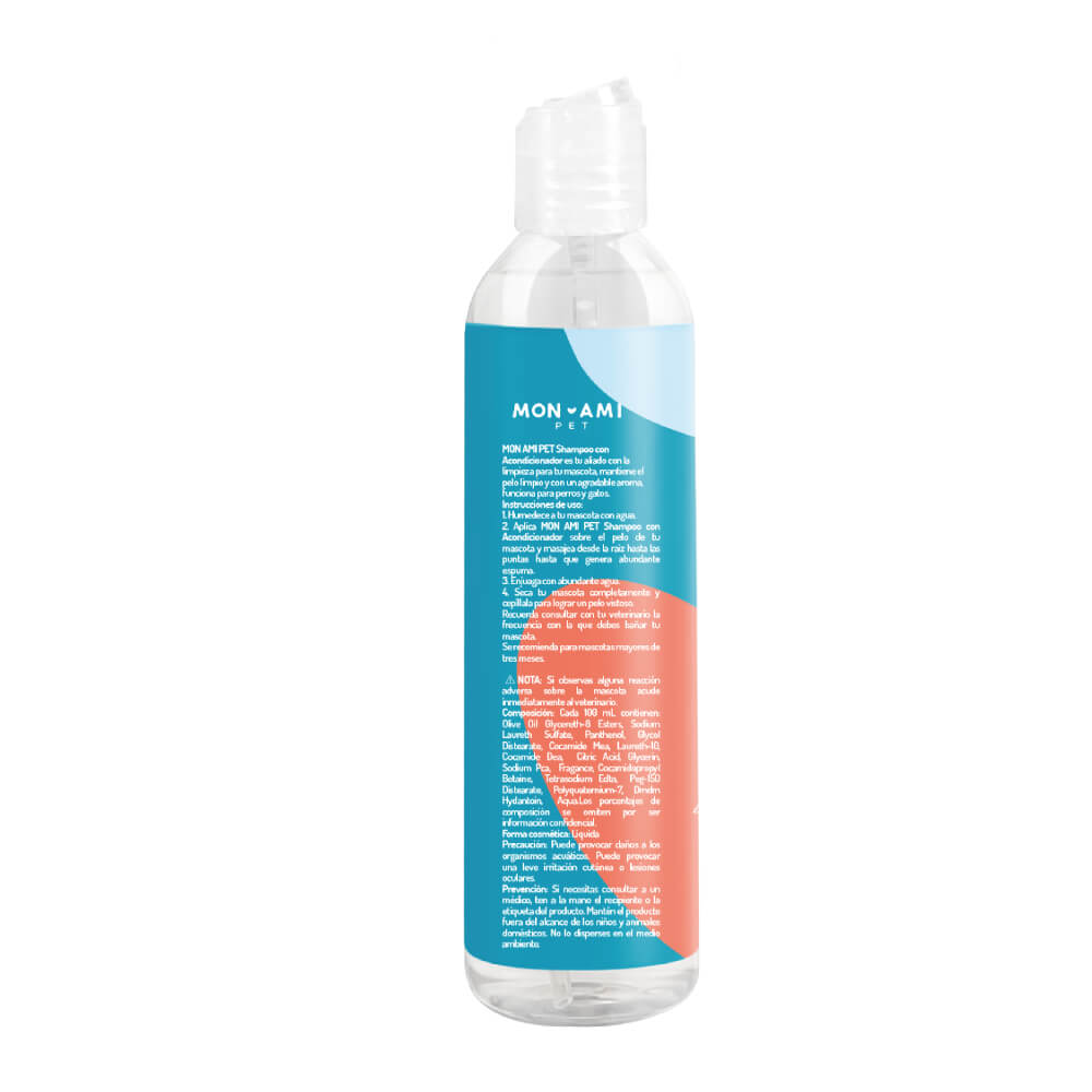 Shampoo con acondicionador mascotas