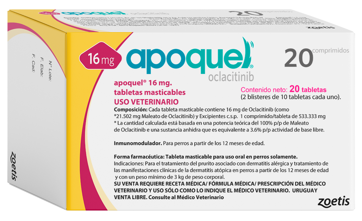 Apoquel 16 Mg (20 Tabletas)
