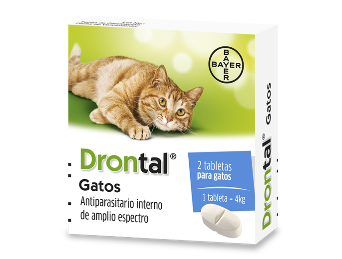 Drontal gatos x 2 Tabletas|Bayer