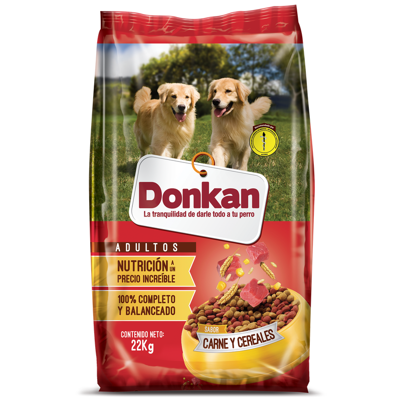 Donkan carne y cereales x 22 kg - Nutrición Mascotas y Animales - Tierragro Colombia (5558126117014)