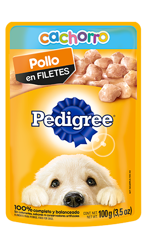 Pedigree cachorro pouch de pollo|Pedigree