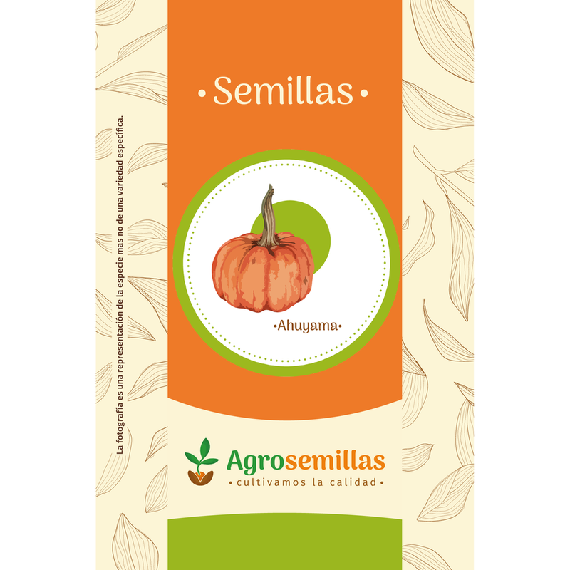 Semilla de Ahuyama x 20 gr|Agrosemillas