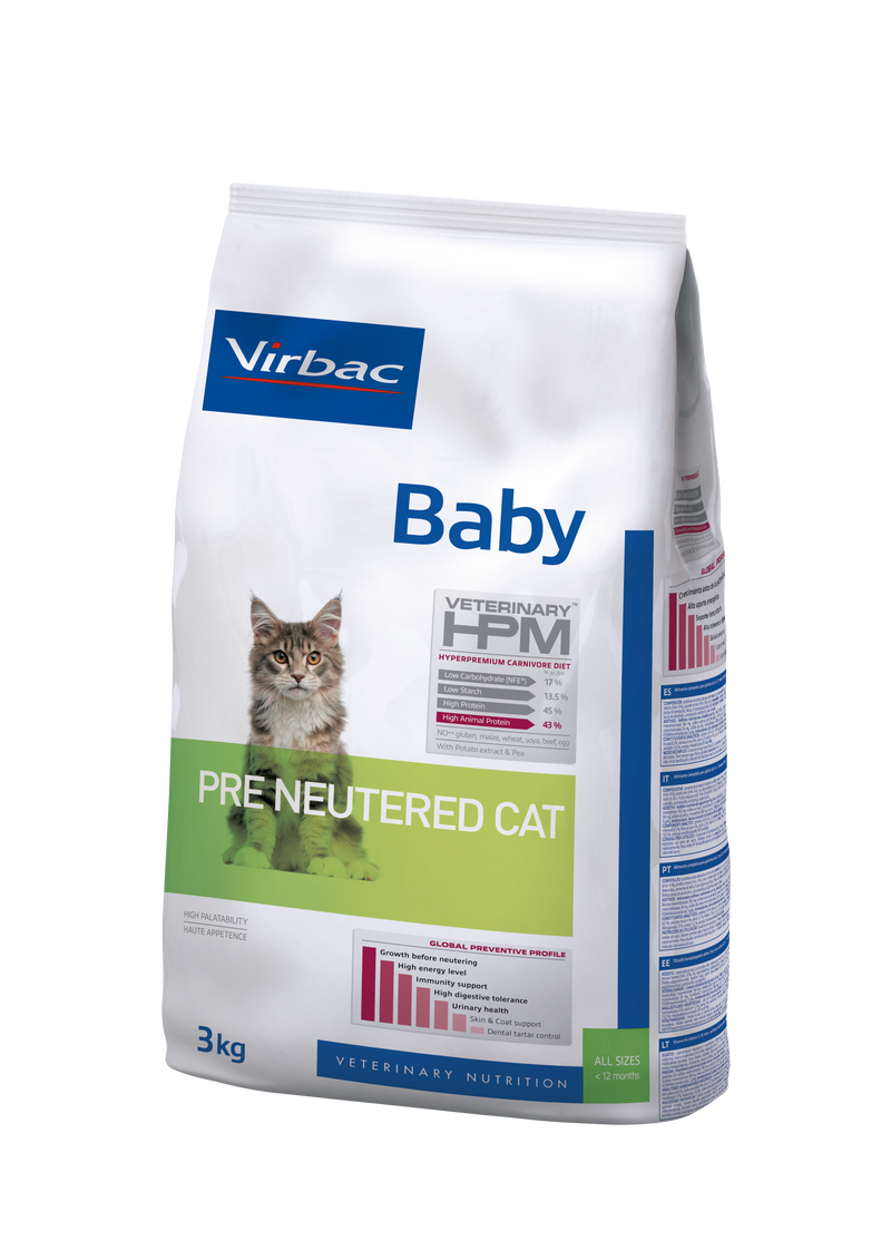 Virbac baby pre neutered cat