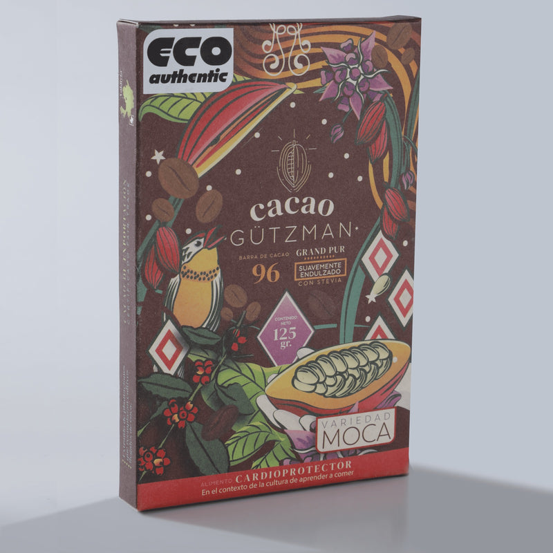 Cacao Gutzman con stevia 96% x125G