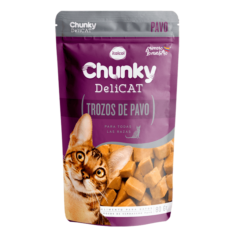 Chunky Delicat pouch trozos de pavo|Italcol