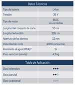 Cortasetos 536LIHE3 ( a batería) - Maquinaria - Cortasetos - Tierragro Colombia (5984408699030)