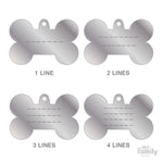 Placa de identificación para mascotas - Hueso grande BASIC HANDMADE - Accesorios Mascotas - Tierragro Colombia (5829196972182)