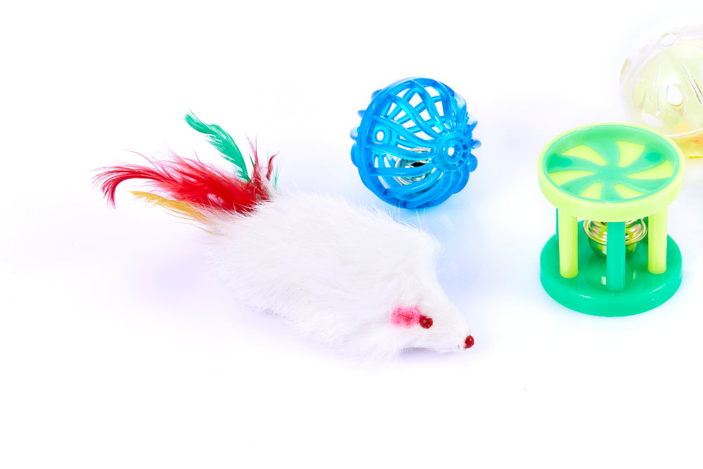 Kit Juguete Gato x 5 Unds Petoys