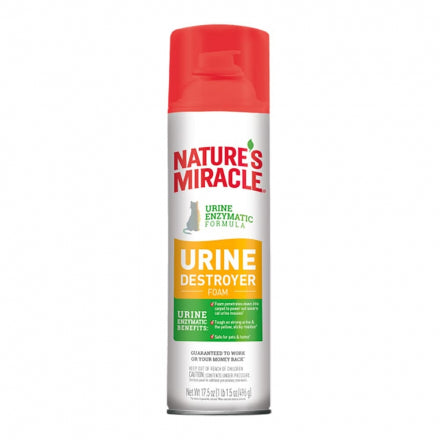 Natures Miracle Destructor de orina de gato 17.5 oz