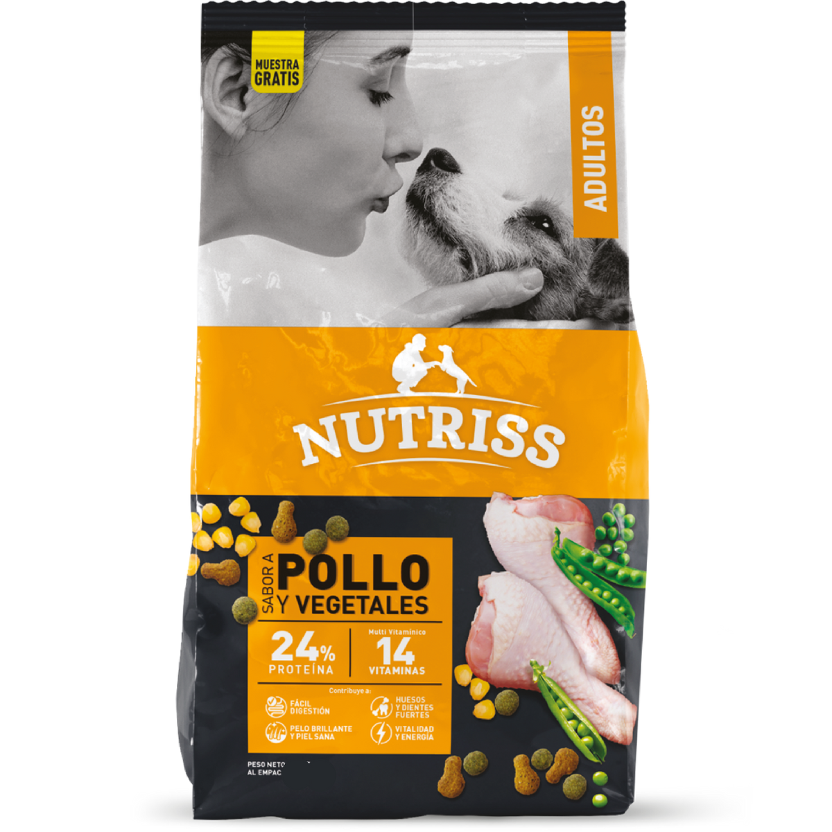 Nutriss adulto pollo y vegetales (5558123135126)