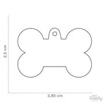 Placa de identificación para mascotas - Hueso grande BASIC - Accesorios Mascotas - Tierragro Colombia (5829435555990)