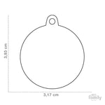 Placa de identificación para mascotas - Círculo grande BASIC - Accesorios Mascotas - Tierragro Colombia (5829513347222)