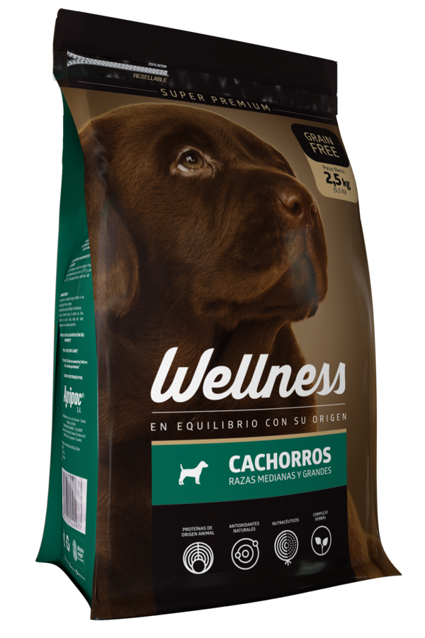 Wellness form grain free cachorros razas medianas y grandes|WELLNESS