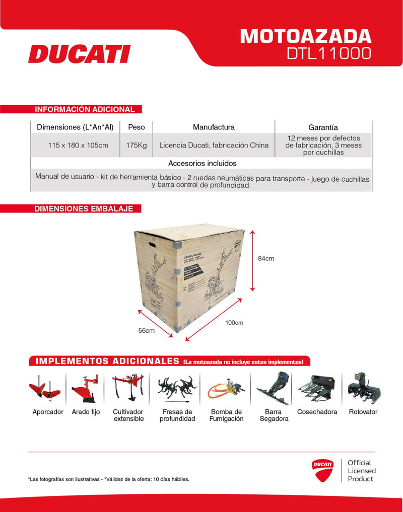Motoazada DTL11000 DIESEL