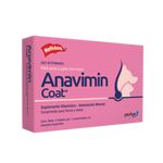 Biomodulador Anavimin coat para Perros y Gatos 21 comprimidos