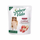 Pouch sabor y vida carne y manzana x 100 gr|Logus