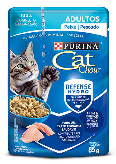 Cat Chow pouch adulto pescado x 85 gr|Purina