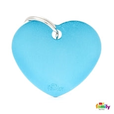 Placa de identificación para mascotas - Corazón grande BASIC - Accesorios Mascotas - Tierragro Colombia (5829496537238)