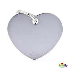 Placa de identificación para mascotas - Corazón grande BASIC - Accesorios Mascotas - Tierragro Colombia (5829496537238)