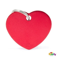 Placa de identificación para mascotas - Corazón grande BASIC - Accesorios Mascotas - Tierragro Colombia (5829496537238)