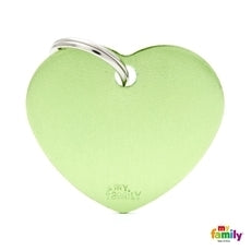Placa de identificación para mascotas - Corazón grande BASIC - Accesorios Mascotas - Tierragro Colombia (5829496537238)