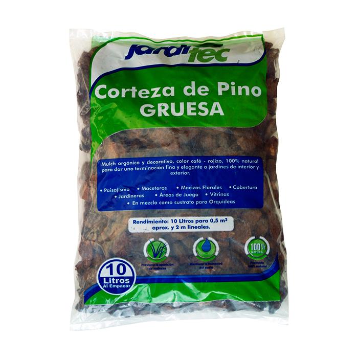 Corteza de pino gruesa x 10 Lt|Jarditec